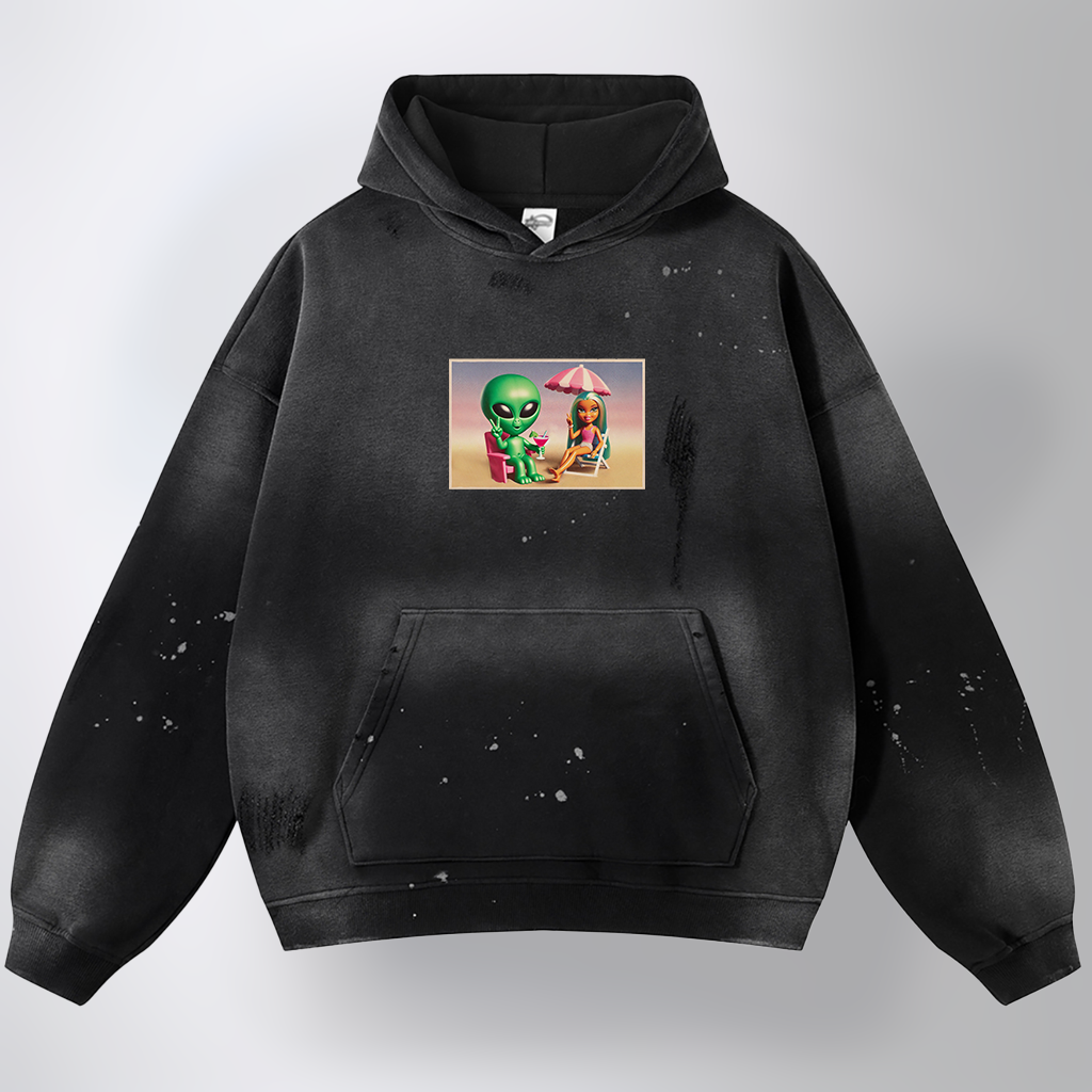 Vacation Hoodie (Black)